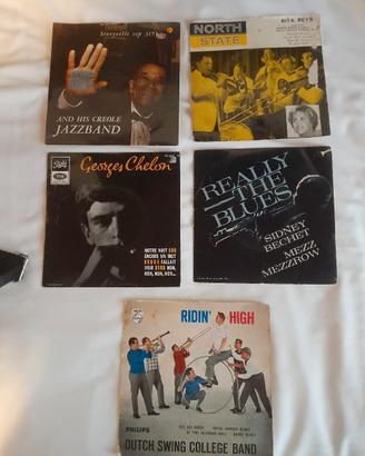 5 dischi in vinile 45 giri musica Jezz 