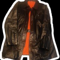 Giacca Pelle POLIZIA italiana vintage '90