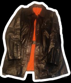 Giacca Pelle POLIZIA italiana vintage '90