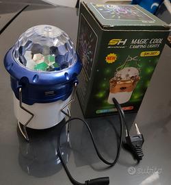 lampada per campeggio ricaricabile