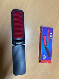 Spazzola da viaggio vintage anni '80 con scatola