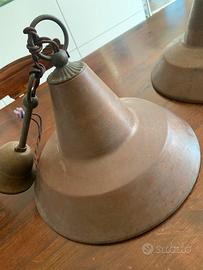 Lampade in rame