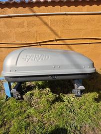 Baule Box da Tetto FARAD + Barre Portatutto inclus