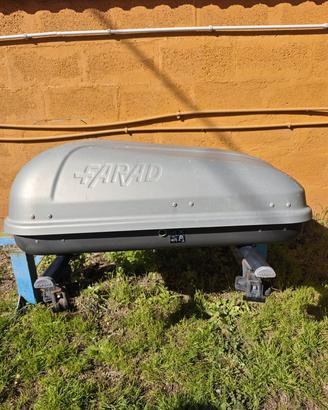 Baule Box da Tetto FARAD + Barre Portatutto inclus