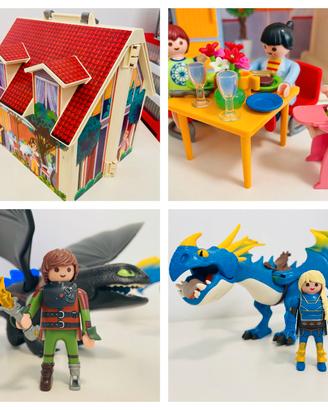 Lotto Playmobil: Villa, Dragon Trainer e altri!