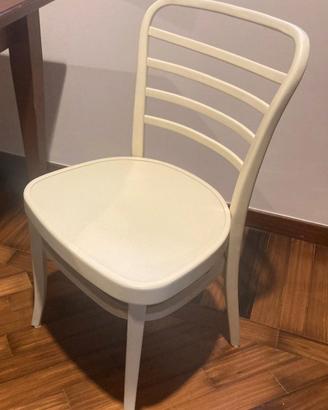 Sedie cucina legno avorio