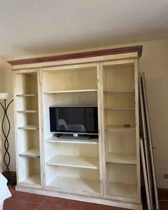 Mobile Libreria Armadio porta tv Shabby chic