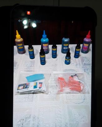 KIT inchiostro per stampanti HP E CANNON