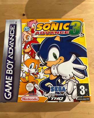 Gioco gameboy advance sonic
