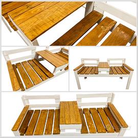 Tavolo, sedie, sedute,banco, pallett