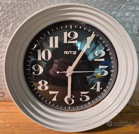 Orologio da parete bianco Ritz Italora anni 70