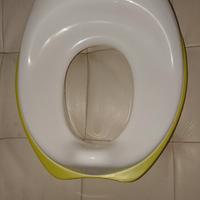 Riduttore wc bianco e verde