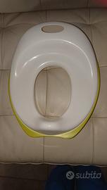 Riduttore wc bianco e verde