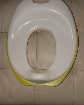 Riduttore wc bianco e verde