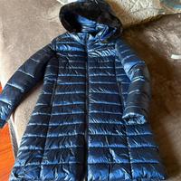 Giubbotto bluette con cappuccio – come nuovo