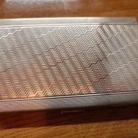 porta sigarette in argento 