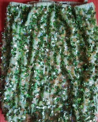 top paillettes vintage ragazza