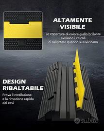 Dosso passacavi carrabile 2 pezzi