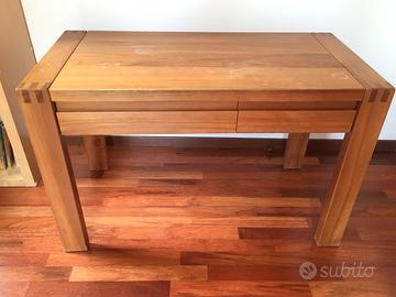 Scrivania legno massello di olmo Maison Regain