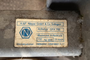 Semirimorchio con timone per contadini