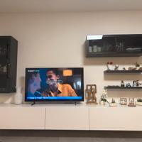 Parete soggiorno completa su misura