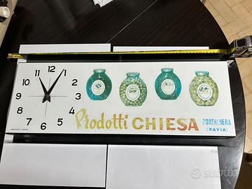 Orologio Pubblicitario da Muro Vintage PRODOTTI CH