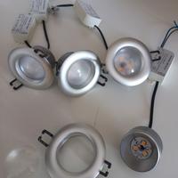 4 FARETTI LED DIMMERABILI - SILVER