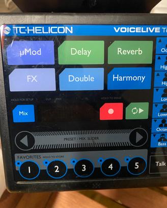 Multieffetto voce professionale tc helicon