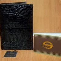 Portafoglio uomo in coccodrillo 