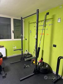 Palestra Completa Home Gym - rack,ercolina,pesi