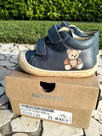 Scarpe primi passi NATURINO COCOON BEAR blu tg. 21
