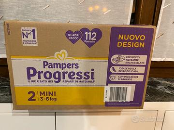 Pannolini pampers progressi taglia 2