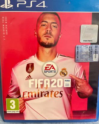 Fifa 20 per ps4 completo di manuali