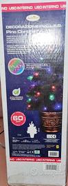 albero natale 40 luci LED multicolori