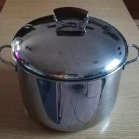 Pentola Metalsomma Sacim+coperchio,acciaio Inox