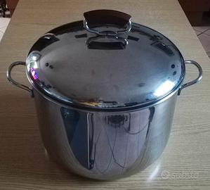 Pentola Metalsomma Sacim+coperchio,acciaio Inox