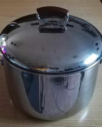 Pentola Metalsomma Sacim+coperchio,acciaio Inox