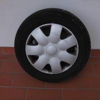 set cerchi in ferro piu pneumatici invernali