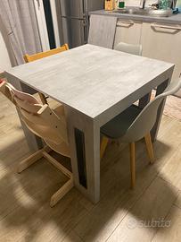 Tavolo consolle grigio