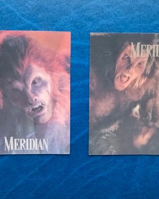 2 Figurine Olografiche MERIDIAN (1990) RARE Horror