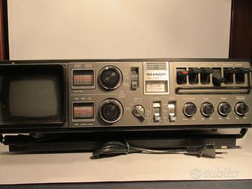 VINTAGE - SHARP SP-27G  RADIO-CASSETTE-TV ANALOG.