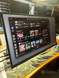 MONITOR PORTATILE con supporto + custodia +USB C