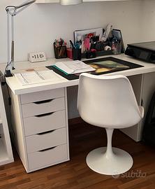 Scrivania piu cassettiera