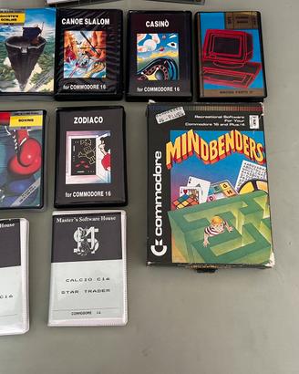 COMMODORE 16-Lotto giochi e software