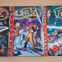 PK fumetto numero zero, uno e quattro