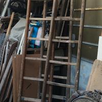 Tre scale in legno SIRTI MILANO vedi foto