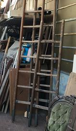 Tre scale in legno SIRTI MILANO vedi foto