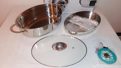 PENTOLA VAPORIERA INOX MEPRA