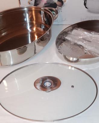 PENTOLA VAPORIERA INOX MEPRA