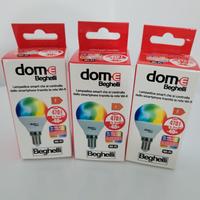 3x Lampadine Led Beghelli Smart Wifi Sfera E14 5W